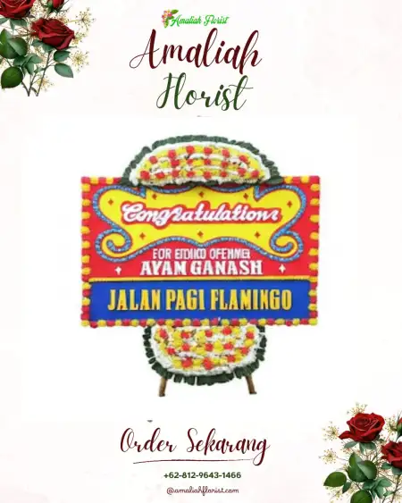 Sewa Papan Bunga Tumbang Titi